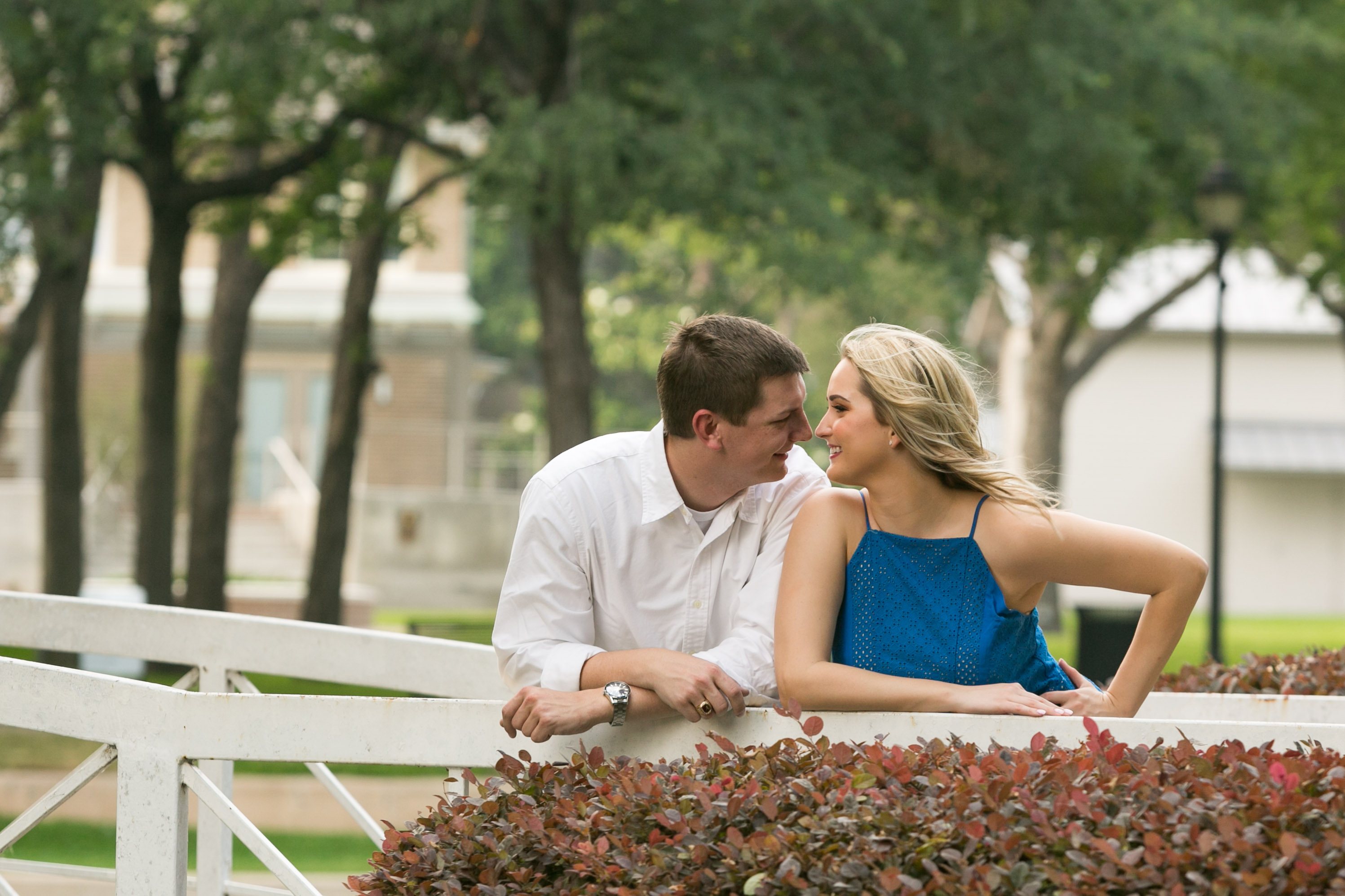 Haggard Park Engagement in Plano, Texas